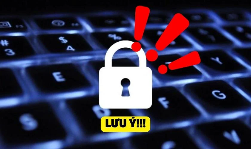 Lưu ý khi khóa bàn phím laptop DELL