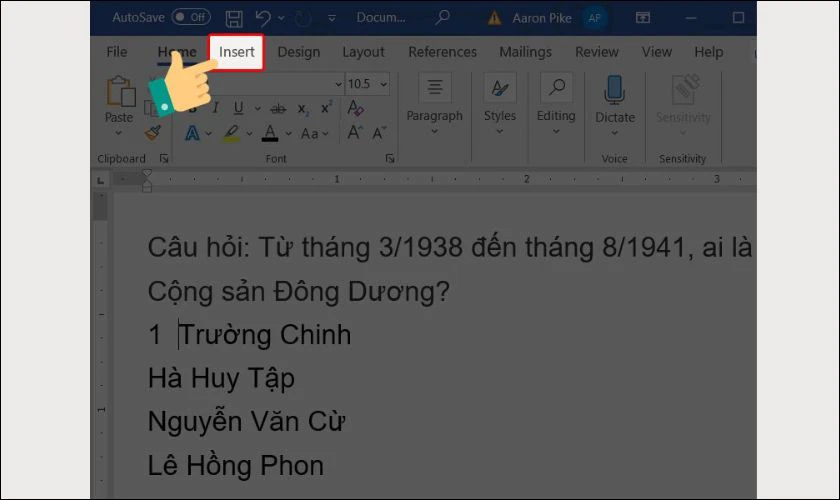 Hướng dẫn cách khoanh tròn trong Word bằng Shapes cho người mới