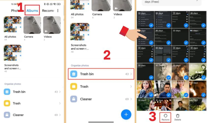 Những cách khôi phục ảnh đã xóa trên Xiaomi đơn giản