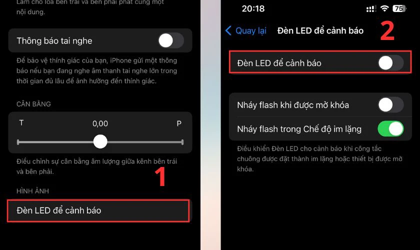 Tắt đèn LED thông báo, khôi phục dung lượng tối đa pin iPhone