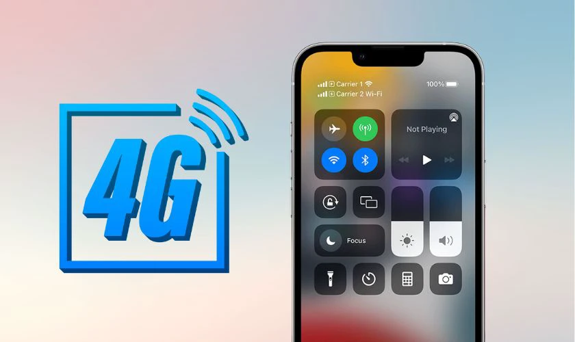 Dùng 4G liên tục làm dung lượng tối đa pin iPhone tụt nhanh