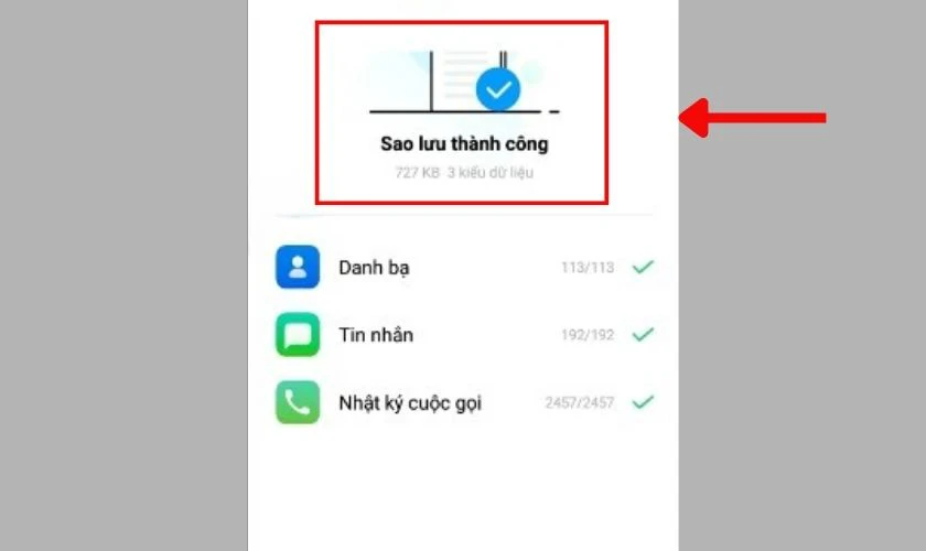 Nhấn Khôi phục để khôi phục tin nhắn