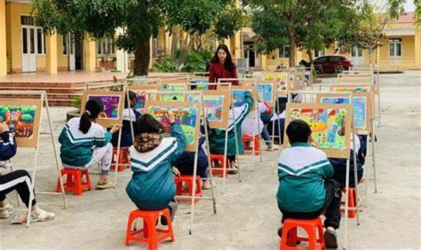 Tham gia cuộc thi sáng tạo, vẽ tranh, viết chữ đẹp có giải thưởng