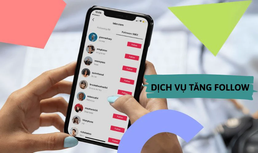 Cung cấp dịch vụ tăng Follow, View, Tim