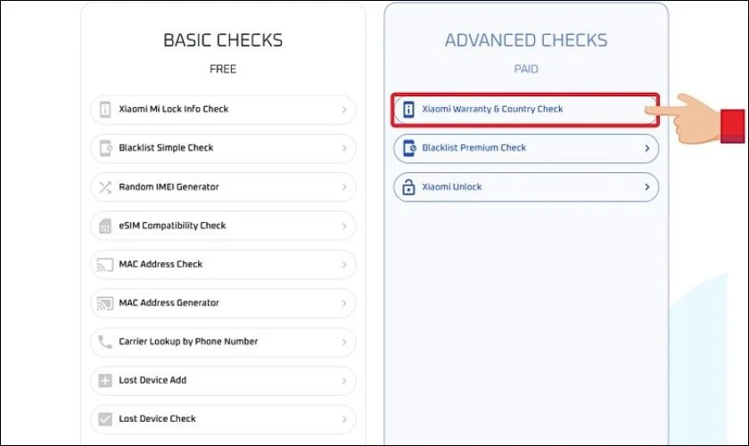 Kiểm tra ngày kích hoạt Xiaomi