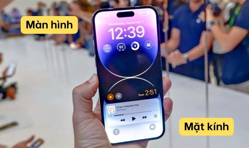 Màn hình hoặc mặt kính có độ nhạy kém