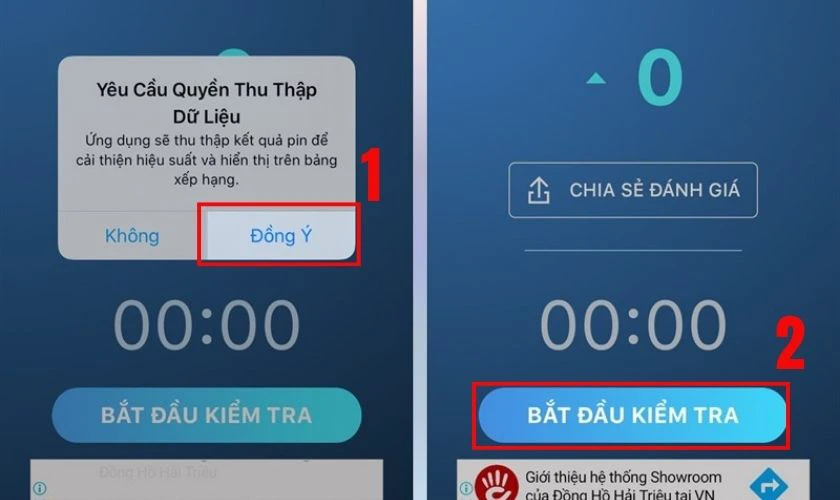 Để thực hiện, bạn vào mục Đánh giá, chọn Đồng ý