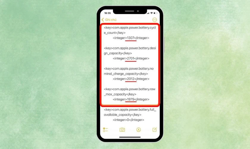 Dùng phần mềm Analytics Data để kiểm tra pin iPhone