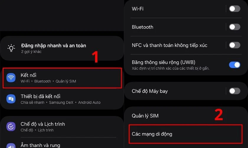 Cách kiểm tra SIM có hỗ trợ 5G không: Đối với Android