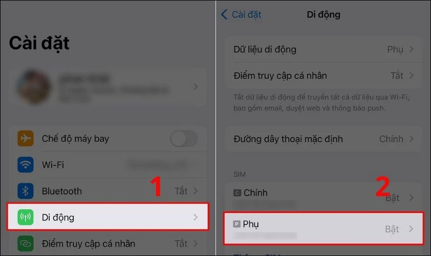 Cách kiểm tra SIM có hỗ trợ 5G không: Đối với iPhone