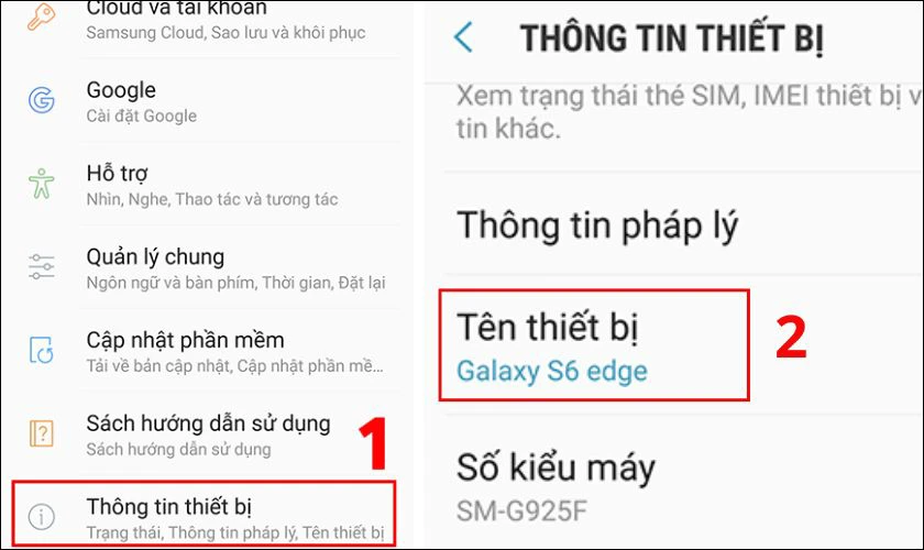 Kiểm tra 5G thông qua website của nhà sản xuất