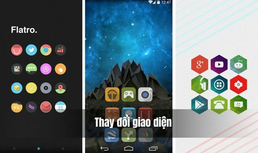 Thay đổi giao diện với các Launcher