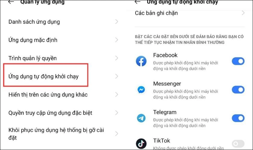Tắt/bỏ quyền khởi động cùng hệ thống cho app ít dùng