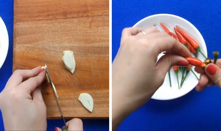 Rau muống chua ngọt cách làm