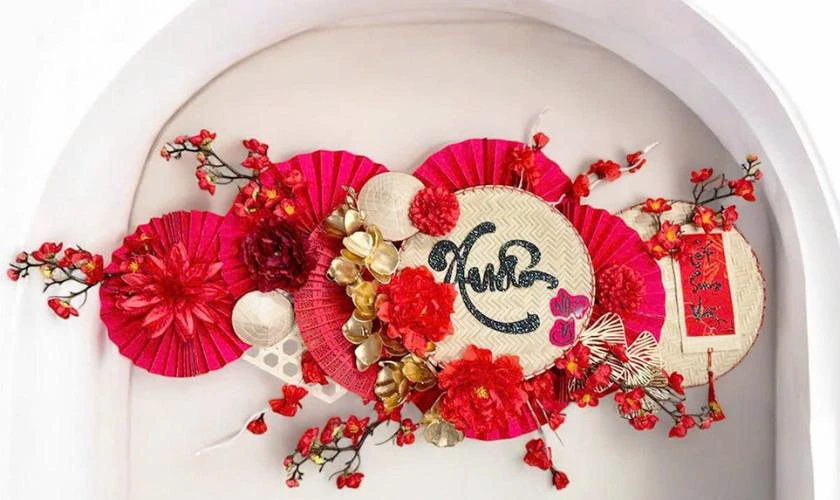 Mẫu mẹt trang trí Tết đẹp mắt Xuân Bính Ngọ