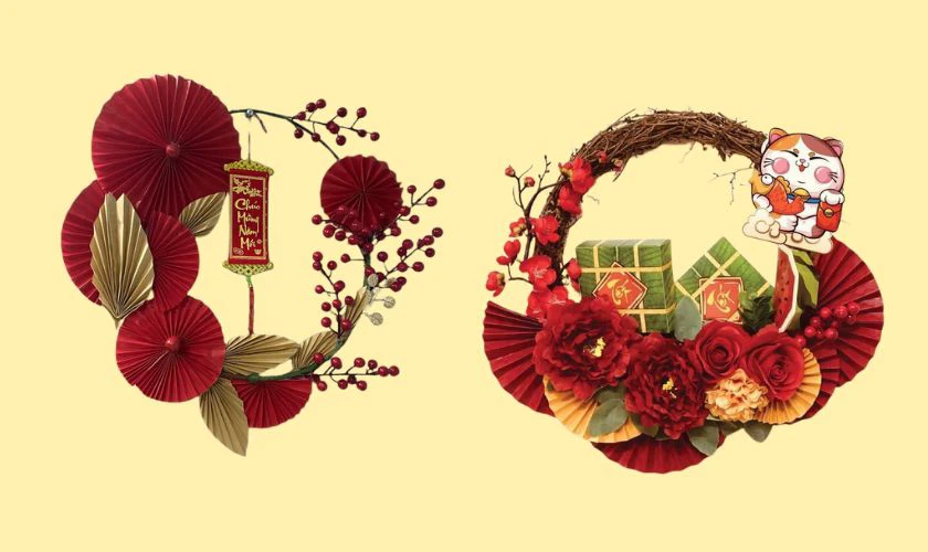 Mẫu cách làm mẹt trang trí tết