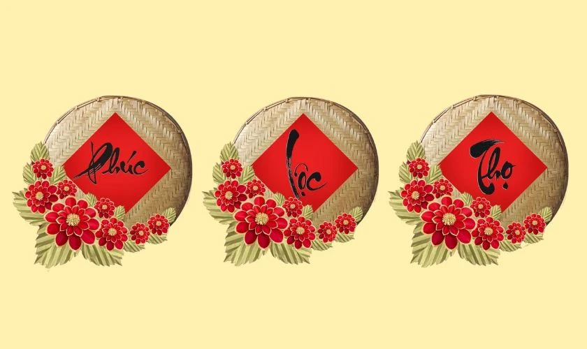 Cách làm mẹt trang trí Tết thư pháp