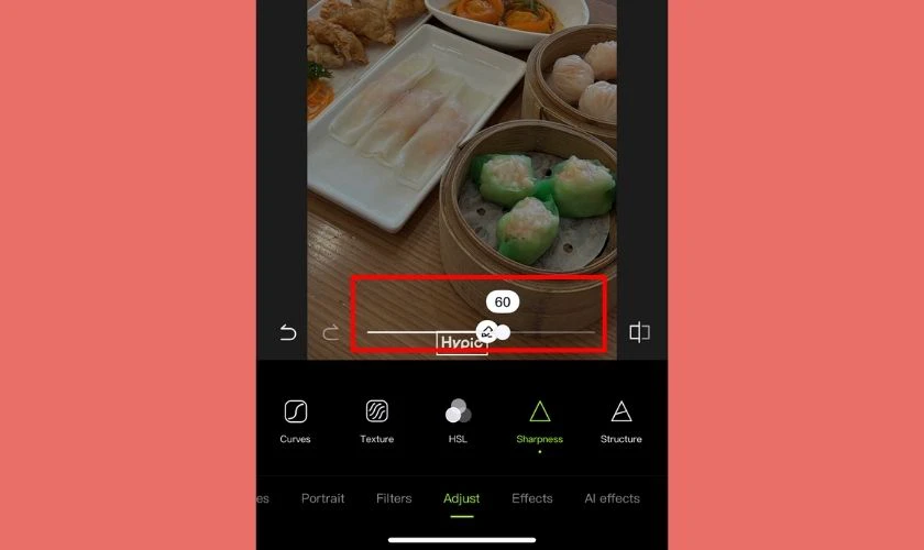 Cách làm nét ảnh trên Xingtu cụ thể