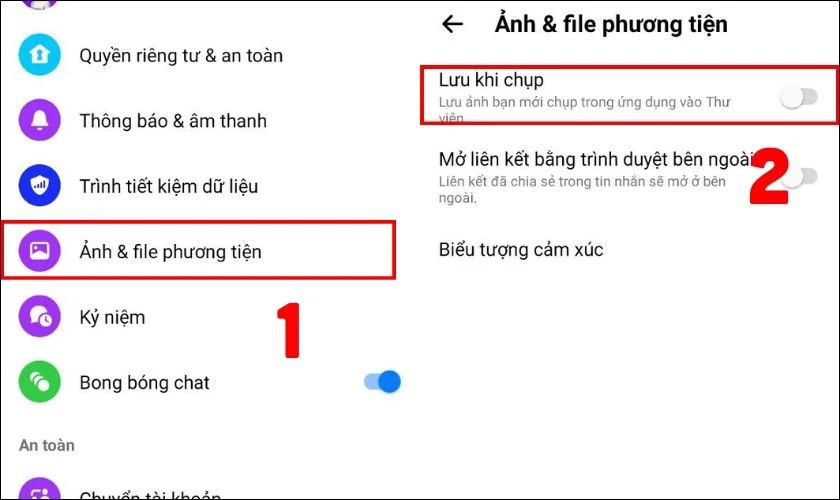 Tắt tính năng tự động tải xuống từ các ứng dụng