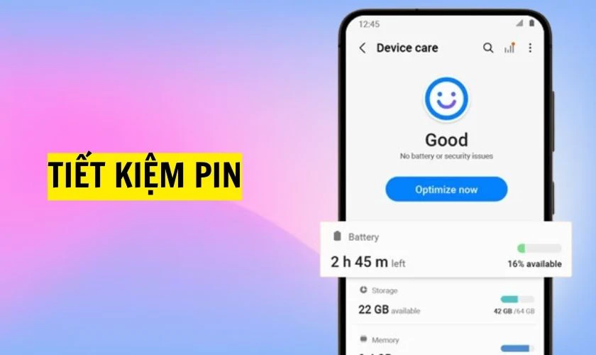 Tiết kiệm pin cho điện thoại Android