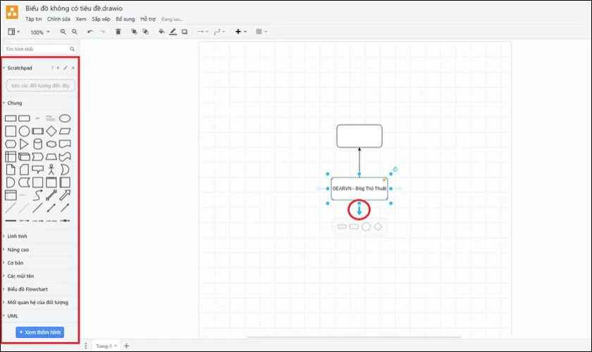 Cách làm sơ đồ tư trên máy tính bằng Diagrams.net