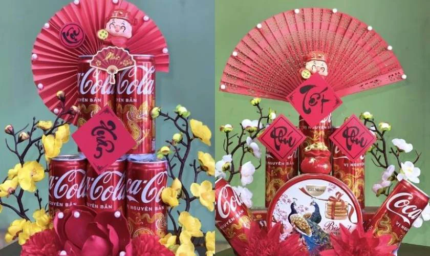 Trang trí với sticker dán hình Tết