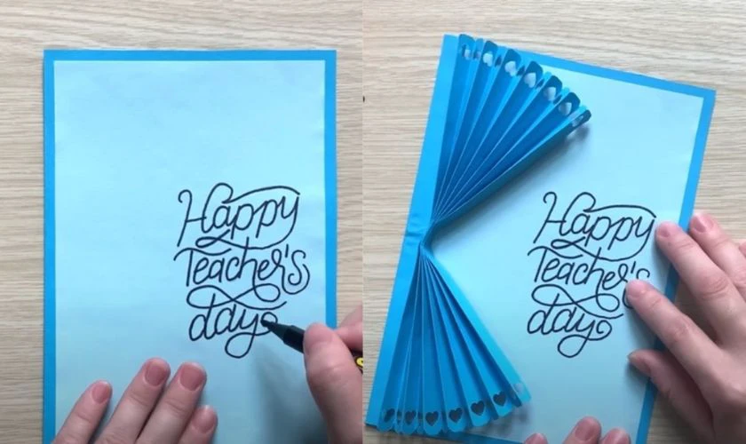 Cách làm thiệp bằng giấy A4 đơn giản chủ đề 20/11 hình chú bướm