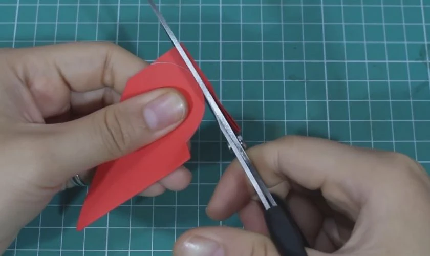 Cách làm thiệp 20/11 đơn giản bằng giấy A4 hình trái tim