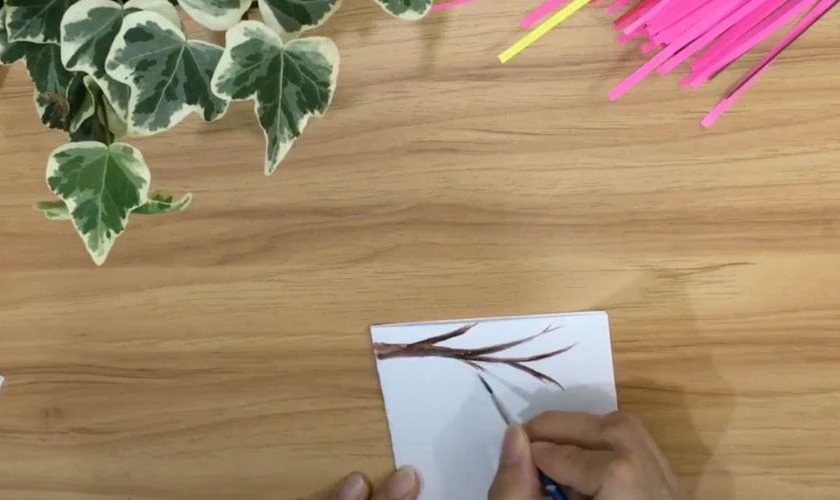 Cách Làm Thiệp Tết 3D Bằng Giấy Cuốn Chi Tiết