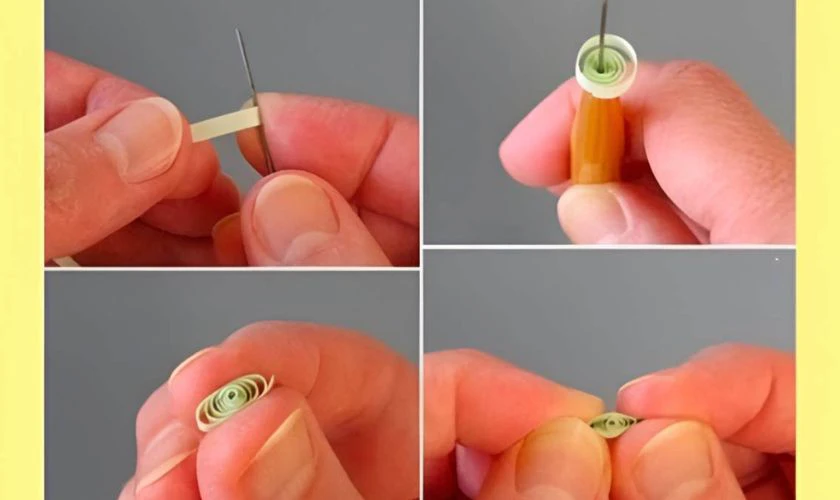 Cách Làm Thiệp Tết 3D Bằng Giấy Cuốn Hiệu Quả