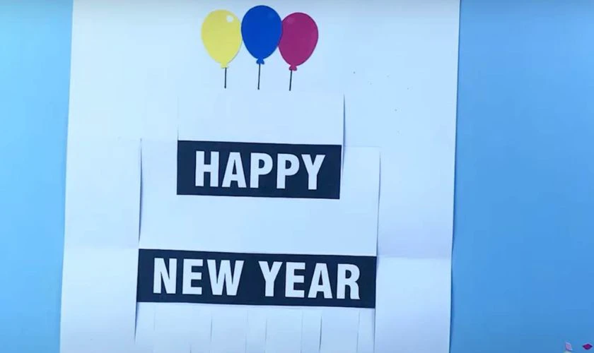 Cách Làm Thiệp Tết 3D Đơn Giản