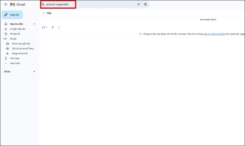 Kiểm tra tình trạng khóa tài khoản TikTok Seller trong Email