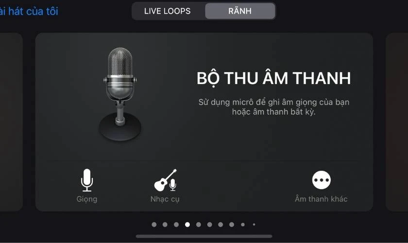 Tải về ứng dụng Garageband về máy