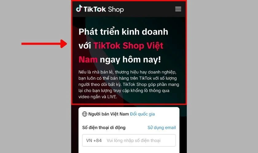 Cách liên kết tài khoản TikTok với TikTok Seller mới