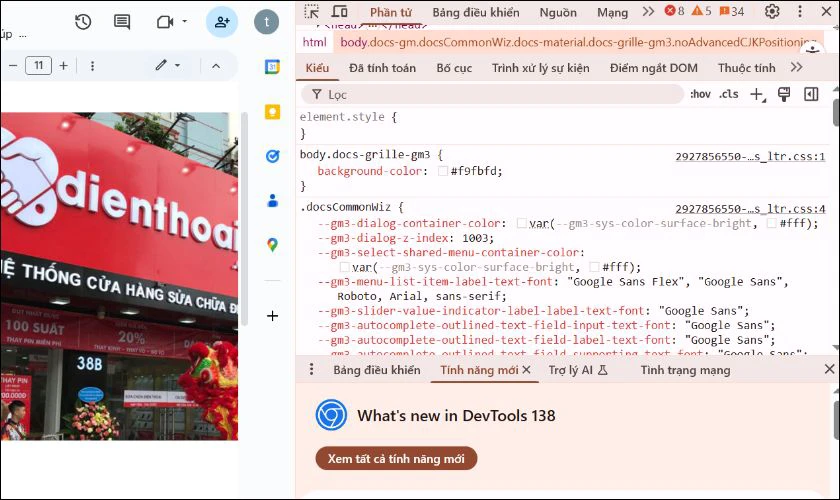 Cách lưu ảnh từ Google Docs bằng link ảnh