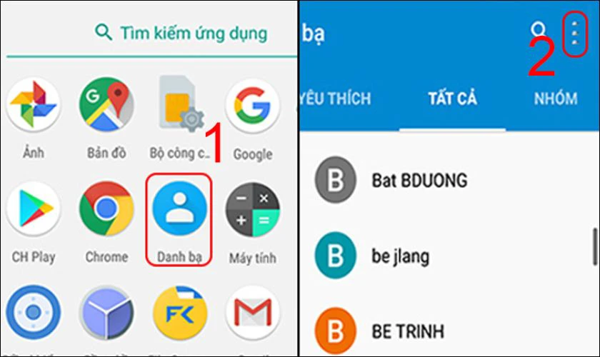 Cách chuyển danh bạ từ máy sang SIM trên Xiaomi?