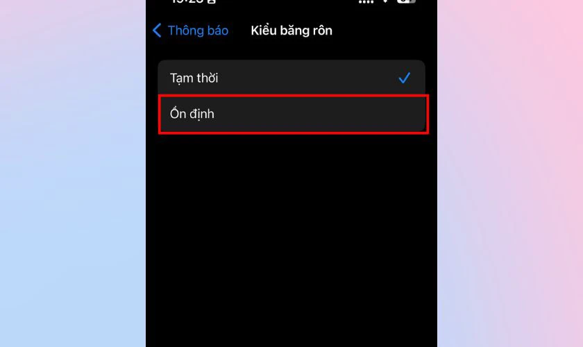 Tùy chỉnh Kiểu băng rôn (Banner Style)