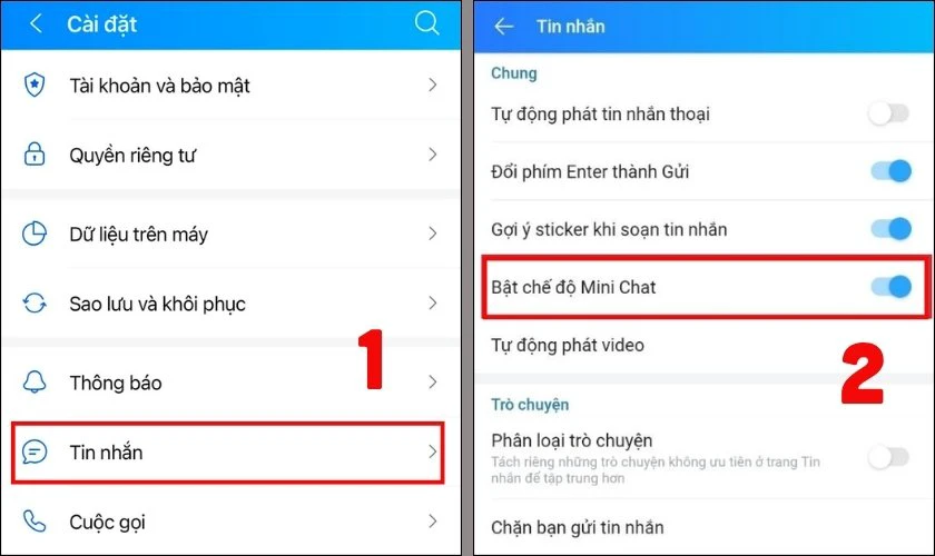 Cách tùy chỉnh bong bóng chat Zalo trên iOS 26