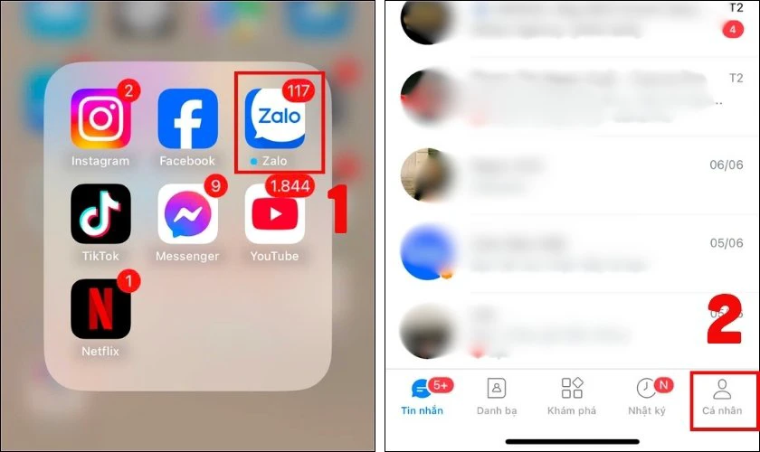 Cách tắt bong bóng chat Zalo trên iPhone iOS 26