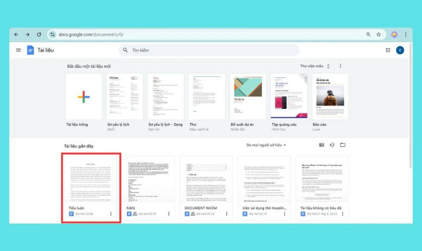 Cách mở quyền chỉnh sửa trên Google Docs trên máy tính