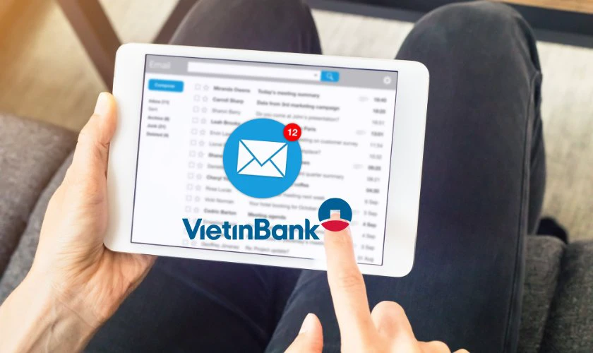 Mở tài khoản VietinBank iPay bị khóa bằng cách kiểm tra email