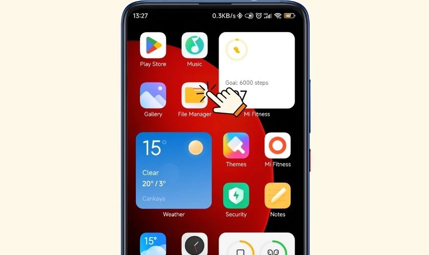 Cách mở thư mục bảo mật Xiaomi trong Trình quản lý tệp
