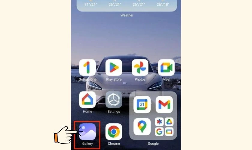 Cách mở thư mục bảo mật Xiaomi trong thư viện