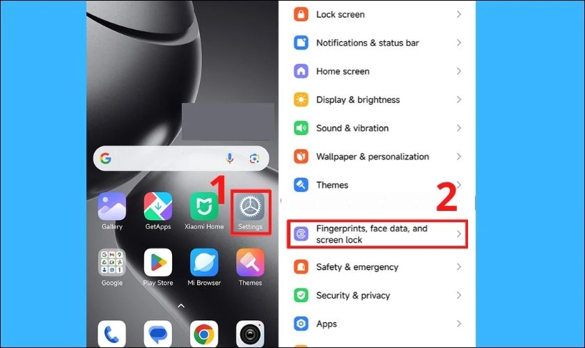 Cách thêm tệp vào thư mục bảo mật Xiaomi