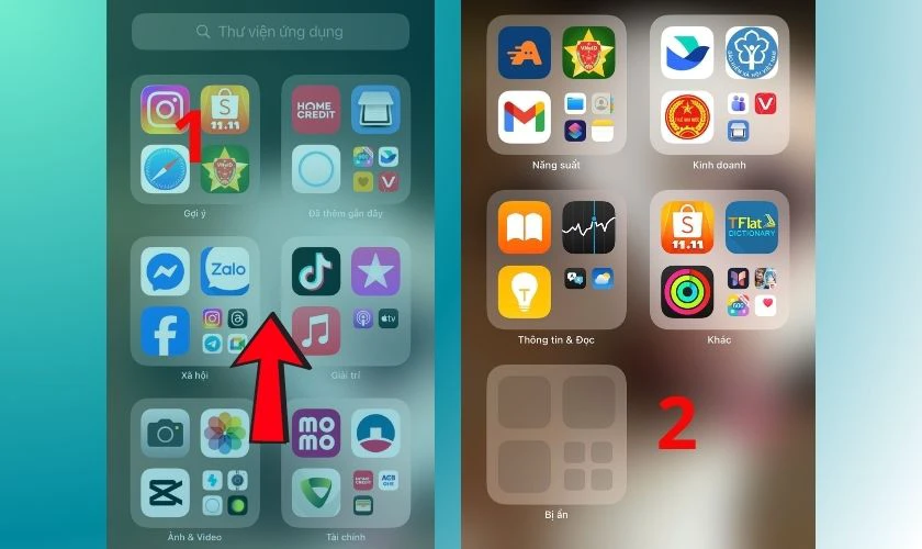 Cách mở ứng dụng bị ẩn trên iOS 18.7 bằng Thư viện Ứng dụng