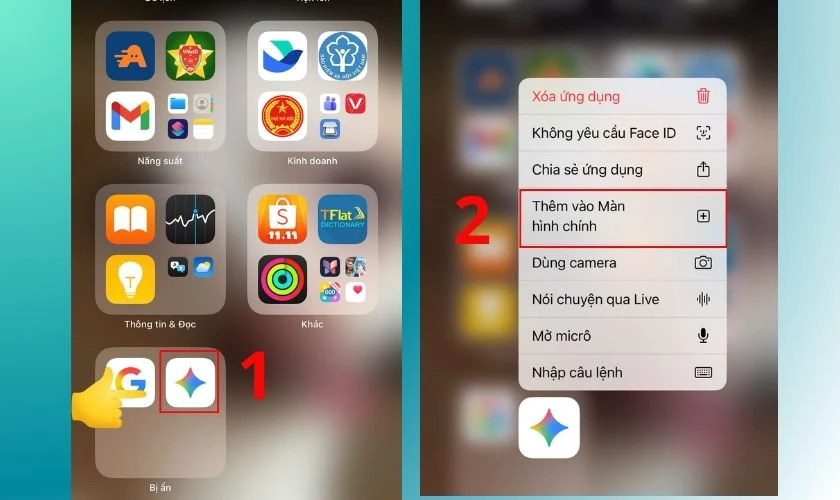 Cách thêm lại ứng dụng bị ẩn vào Màn hình chính trên iOS 18.7