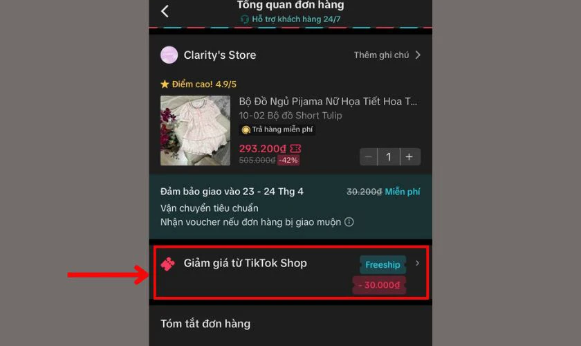 Cách mua hàng trên TikTok miễn ship cực hời