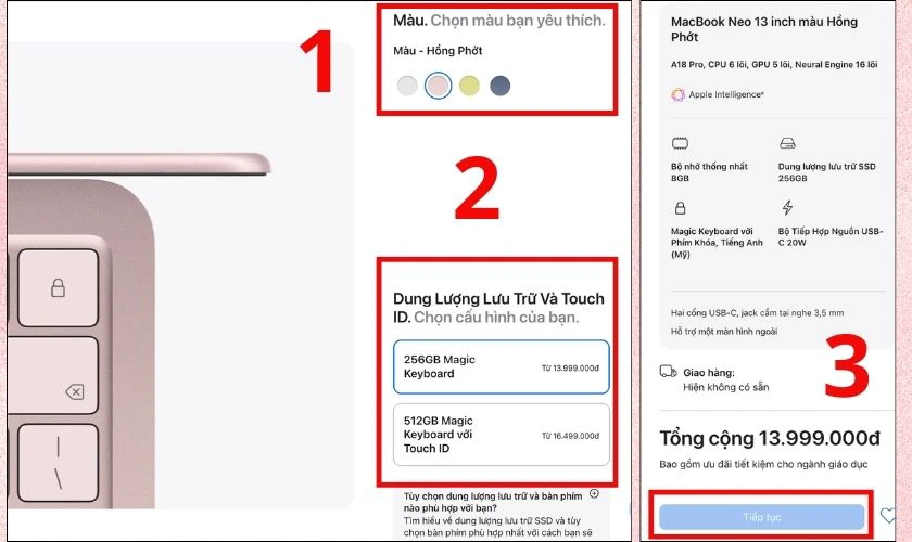 Cách mua MacBook Neo với Apple Student hiệu quả