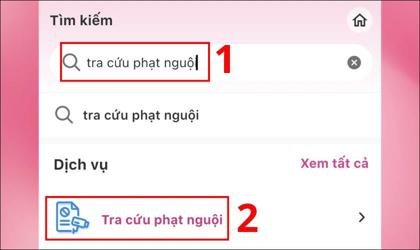 Cách nhận mã miễn phí 1 lít xăng trên Momo - Truy cập Tra cứu phạt nguội