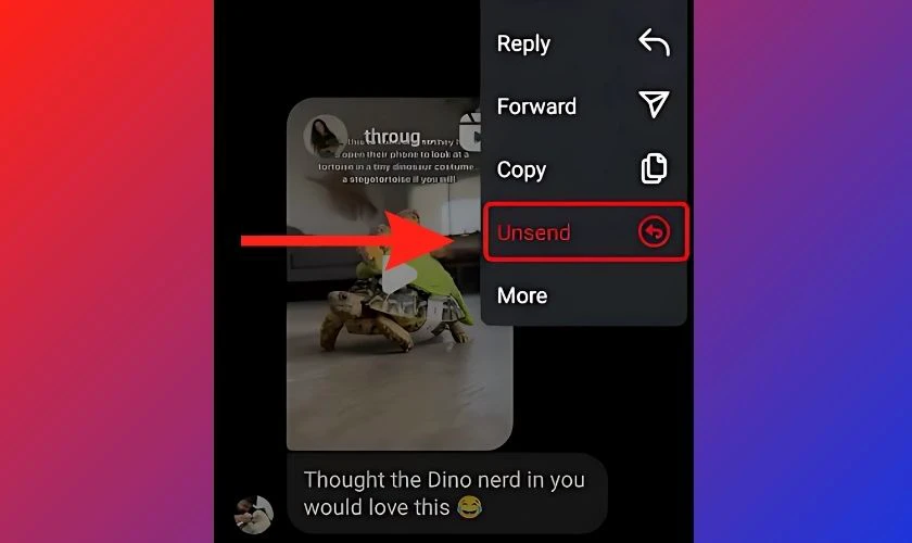 Cách thu hồi tin nhắn trên Threads hiệu quả